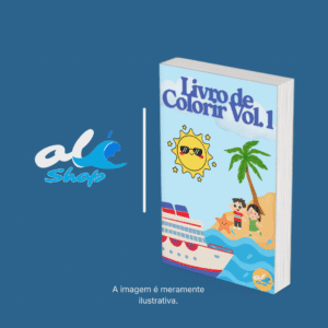 Livro de colorir voltado para crianças