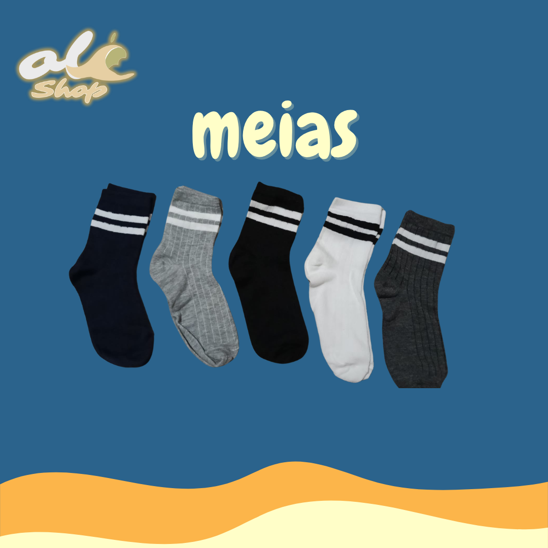 Pack 2 Meias Unissexo Essential – Conforto Diário